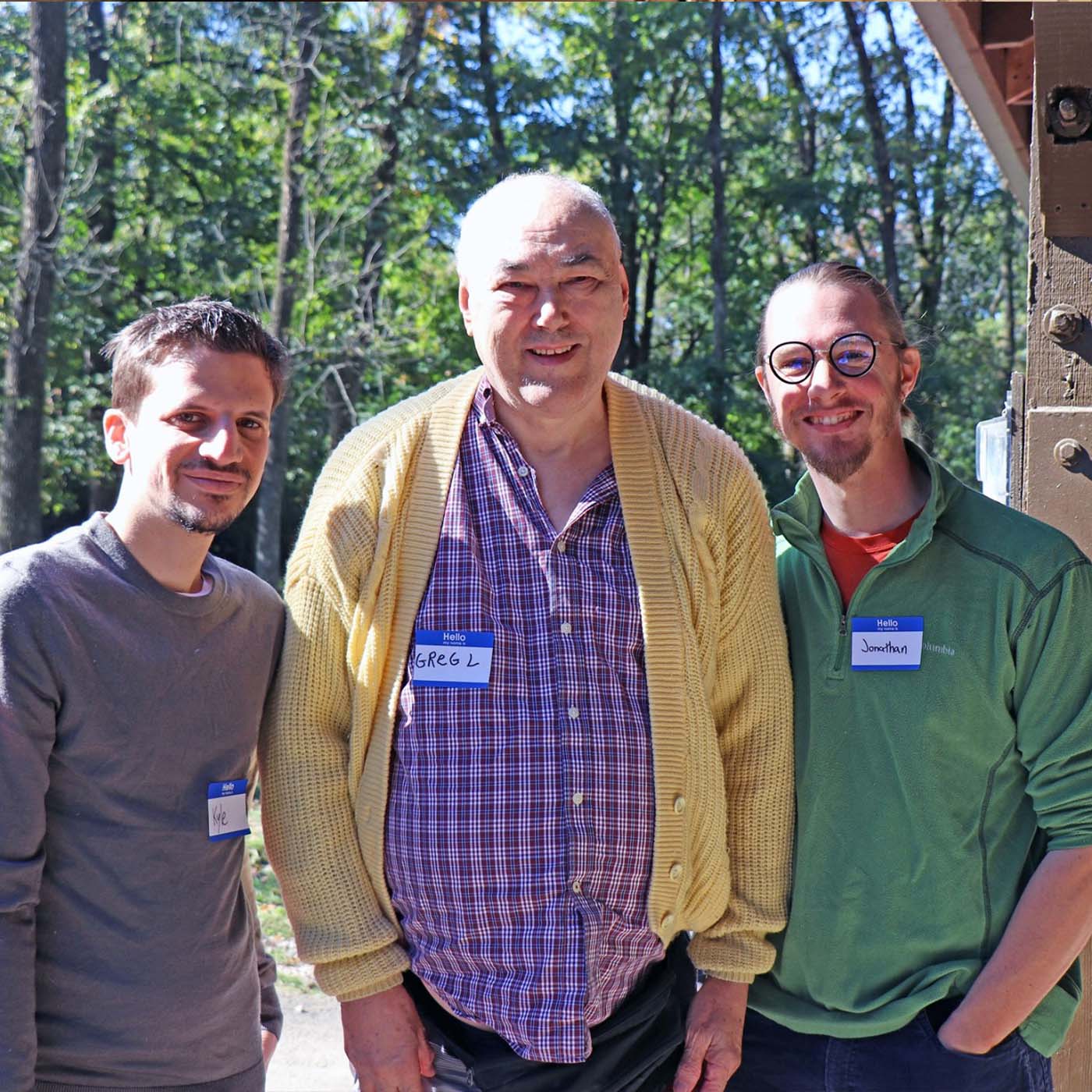lifesharing men hanging out together outside